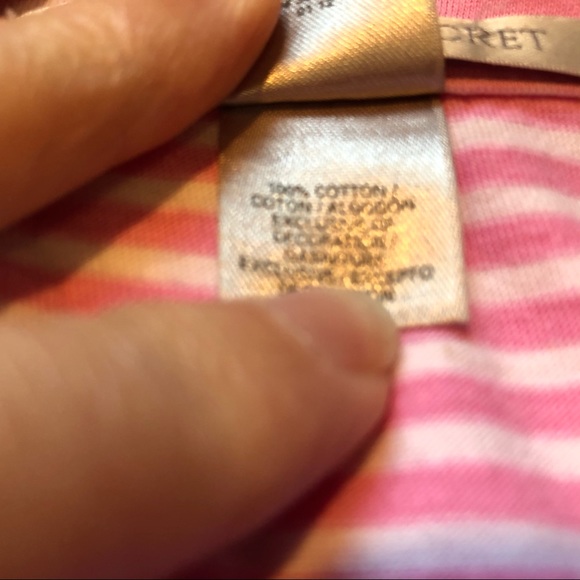 Victoria’s Secret Babydoll Striped Nightie Medium - Picture 7 of 8